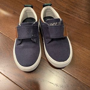 Ralph Lauren polo slip on toddler shoes blue size 6